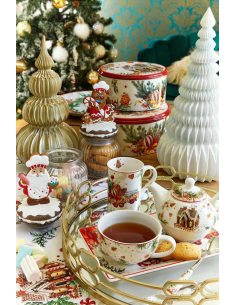 FADE SCATOLA CON COPERCHIO 21X10 CM - GINGERBREAD 2