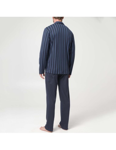 JULIPET PIGIAMA UOMO APERTO MANICA LUNA E...