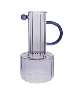 ANDREA FONTEBASSO VASO IN VETRO H24 CM CON MANICATURA - ART