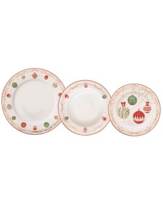 EASY LIFE SERVIZIO PIATTI NATALIZI 18 PEZZI - CHRISTMAS EVE