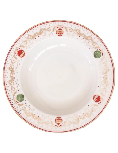 EASY LIFE SERVIZIO PIATTI NATALIZI 18 PEZZI -...