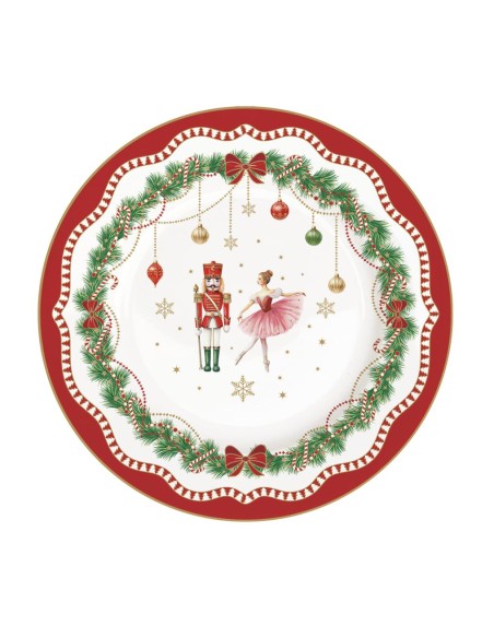 EASY LIFE SERVIZIO PIATTI NATALIZI 18 PEZZI - MAGIE DE NOEL