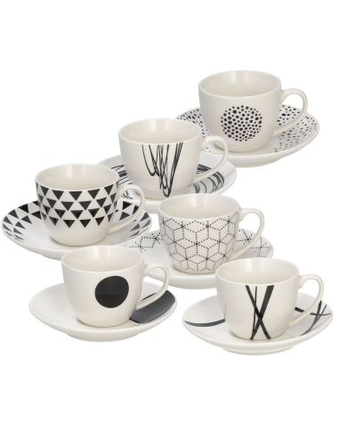 TOGNANA SET 6 TAZZE CAFFE 8 CL - METROPOLIS...