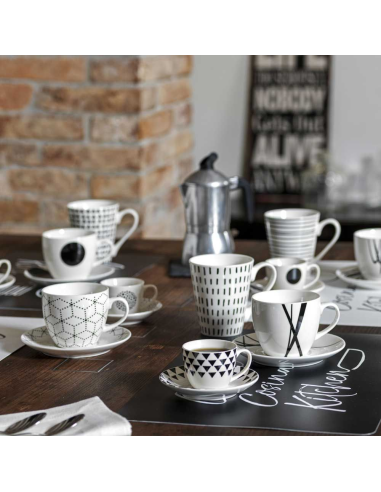 TOGNANA SET 6 TAZZE CAFFE 8 CL - METROPOLIS...