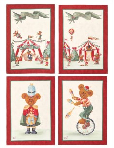 NUVOLE DI STOFFA STROFINACCIO 50 X 70 CM - BEAR WONDERLAND