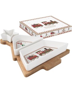 EASY LIFE SET APERITIVO CON 3 CIOTOLINE E VASSOIO IN... 2