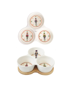 EASY LIFE SET APERITIVO SU VASSOIO 20 X 17 CM - NUTCRACKER