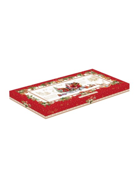 EASY LIFE PIATTO DA PORTATA RETTANGOLARE 40 X 18 CM - CHRISTMAS MEMORIES