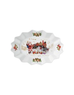 EASY LIFE PIATTO OVALE 30X20,5 CM - CHRISTMAS MEMORIES 2