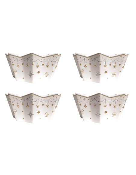 EASY LIFE SET 4 COPPETTE STELLA Ø 11 CM - ROYAL NUTCRACKER