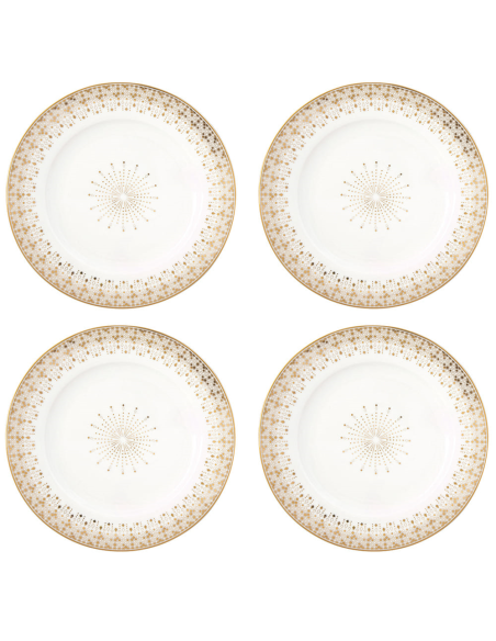 EASY LIFE SET 4 PIATTI DOLCE Ø 19 CM - FESTIVE