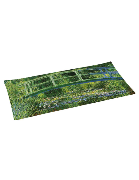 EASY LIFE VASSOIO 36X17 CM - WATER LILIES AND JAPANISE BRIDGE