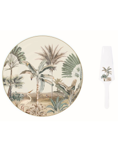 EASY LIFE PIATTO TORTA Ø 32 CM - BOHO NOSTALGIC HEAVEN