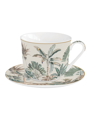 EASY LIFE TAZZA COLAZIONE CON PIATTINO 37 CL -...