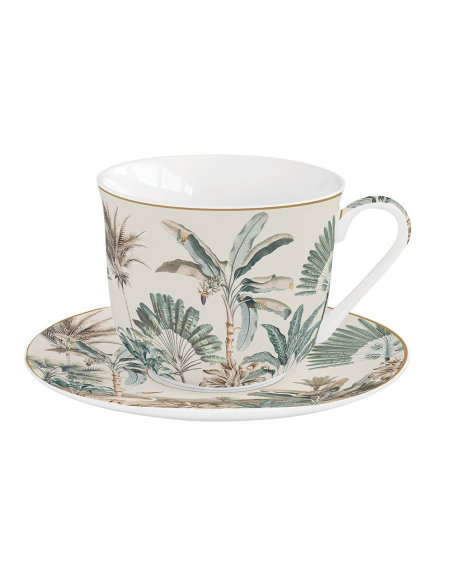 EASY LIFE TAZZA COLAZIONE CON PIATTINO 37 CL - BOHO NOSTALGIC HEAVEN