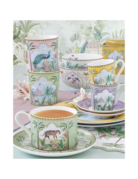 EASY LIFE TAZZA COLAZIONE CON PIATTINO 37 CL - PARADISE SAUVAGE