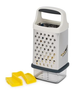 JOSEPH JOSEPH GRATTUGIA 4 LAME CON CONTENITORE E PRESINA...