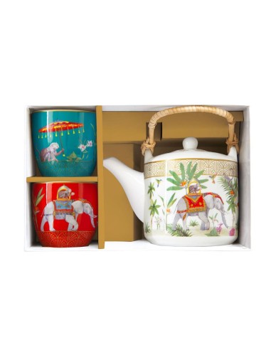 EASY LIFE SET TEIERA CON DUE TAZZE 600 ML -...