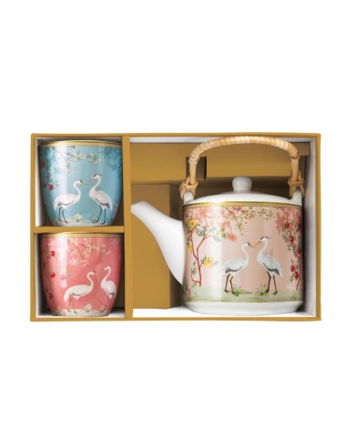 EASY LIFE SET TEIERA CON DUE TAZZE 600 ML -...