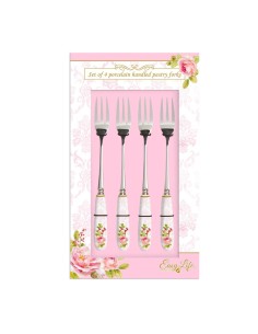 EASY LIFE SET 4 FORCHETTE DOLCE - FLORAL DAMASK