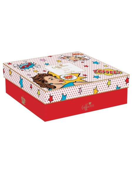 EASY LIFE SET 6 TAZZE CAFFÈ CON PIATTINO 100 ML - POP ART