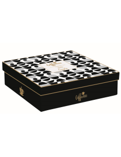 EASY LIFE SET 6 TAZZE CAFFÈ CON PIATTINO 100 ML - GRAFFITI 2