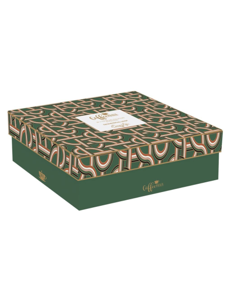 EASY LIFE SET 6 TAZZE CAFFÈ CON PIATTINO 100 ML - GEOMETRICAL LOOP