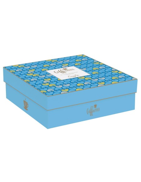 EASY LIFE SET 6 TAZZE CAFFÈ CON PIATTINO 100 ML - CUP OF COFFEE