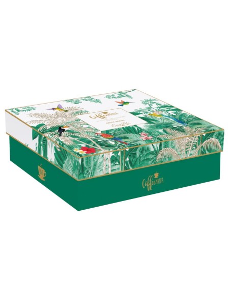 EASY LIFE SET 6 TAZZE CAFFÈ CON PIATTINO 100 ML - EXOTIC HEAVEN