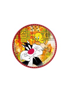 EGAN PIATTO DOLCE TITTI&SILVESTRO Ø 19 CM - LOONEY TUNES