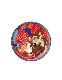 EGAN PIATTO DOLCE WILLY IL COYOTE E BEEP BEEP Ø 19 CM -...