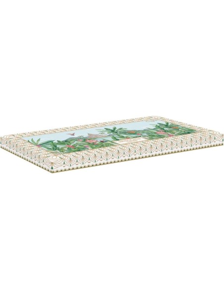 EASY LIFE PIATTO PORTATA 33X15 CM - PARADISE SAUVAGE