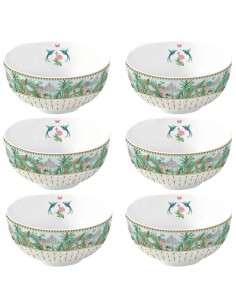 EASY LIFE SET 6 COPPETE Ø 12 CM - PARADISE SAUVAGE