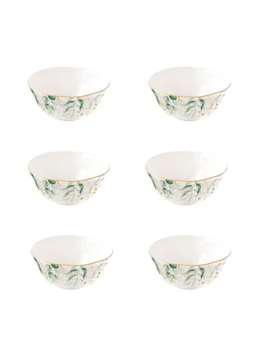 EASY LIFE SET 6 COPPETTE Ø 12 CM - BOTANIQUE