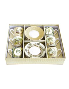 EASY LIFE SET 6 TAZZE CAFFÈ CON PIATTINO 100 ML - CEYLON 2