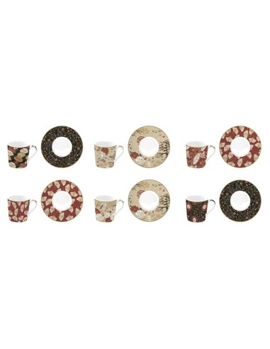 EASY LIFE SET 6 TAZZE CAFFÈ CON PIATTINO 100 ML...
