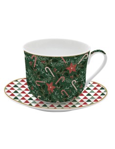 EASY LIFE TAZZA COLAZIONE NATALIZIA CON PIATTINO 400 ML -...
