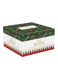 EASY LIFE TAZZA COLAZIONE NATALIZIA CON PIATTINO 400 ML -... 2