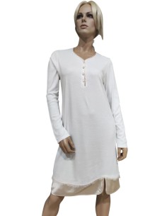 AMADINE CAMICIA DA NOTTE DONNA INVERNALE SERAFINO INTERLOCK