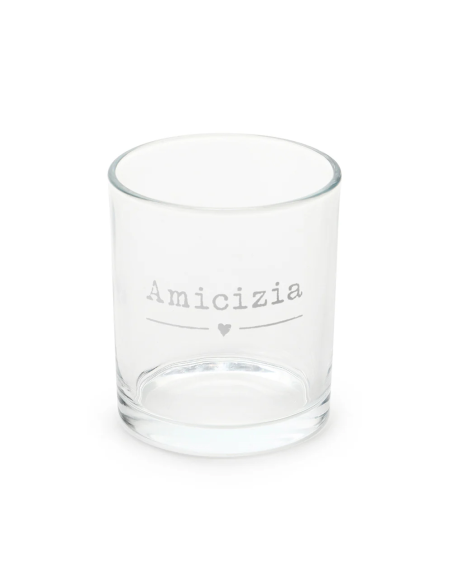 NUVOLE DI STOFFA SET 6 BICCHIERI ACQUA 30 CL - AMICIZIA