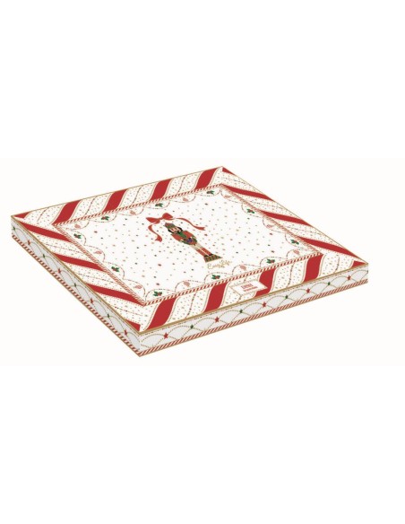 EASY LIFE PIATTINO NATALIZIO 19 X 26.5 CM - NUTCRACKER TWIST