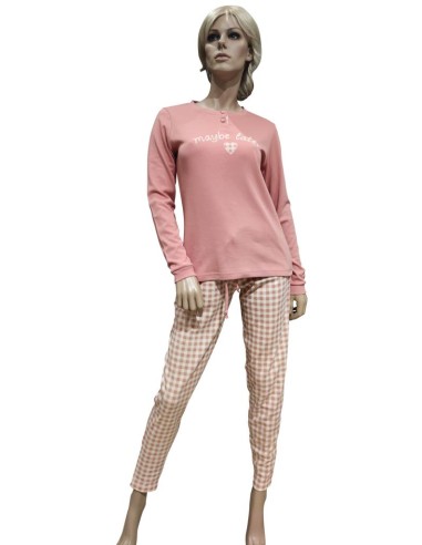 NOIDINOTTE PIGIAMA DONNA SERAFINO MANICA LUNGA...