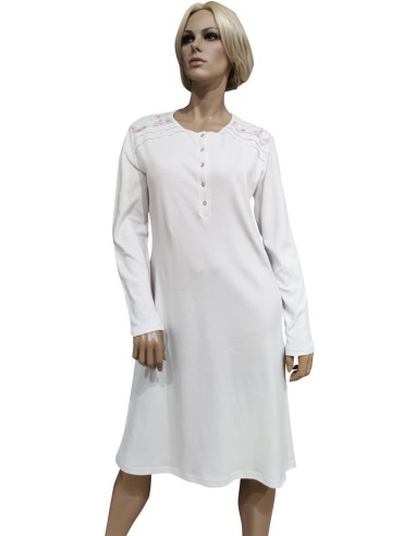 MANAM CAMICIA DA NOTTE DONNA SERAFINO MANICA...