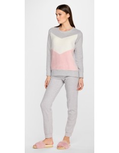 LIU JO PIGIAMA DONNA GIROCOLLO MANICA LUNGA E PANTALONE...