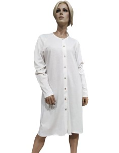 MANUELA CAMCIA DA NOTTE DONNA APERTA MANCIA LUNGA IN...