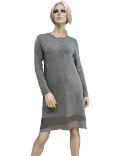 ANNETTE CAMICIA DA NOTTE DONNA A MANICA LUNGA