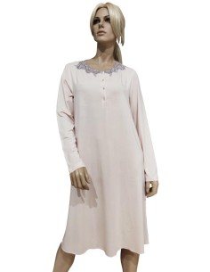 ANNETTE CAMICIA DA NOTTE DONNA A MANICA LUNGA 2