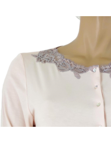 ANNETTE CAMICIA DA NOTTE DONNA A MANICA LUNGA