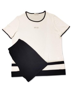 LIU JO PIGIAMA DONNA GIROCOLLO MANICA CORTA E PANTALONE... 2