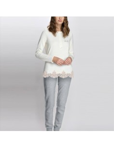 LIU JO PIGIAMA DONNA SERAFINO MANICA LUNGA E PANTALONE...